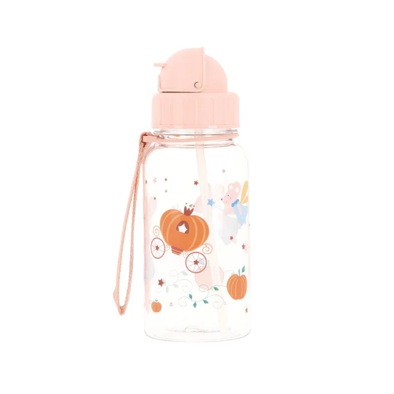 Botella con pajita 500ml - Mouse Fairies