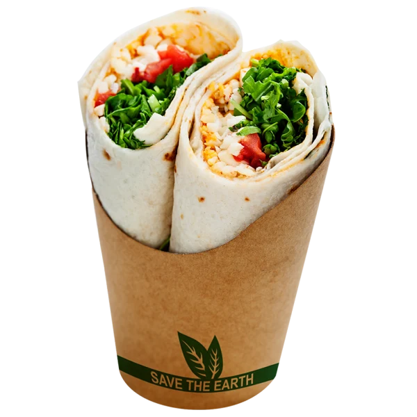 Envase redondo Kraft fritos/Wrap 710ml- 24 oz (1000 unid/caja) (exclusivo online)