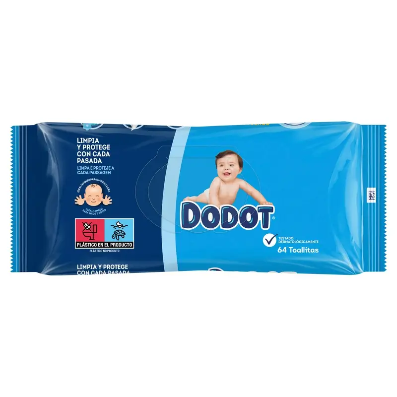 Dodot Toallitas Para Bebé, 64 Unidades