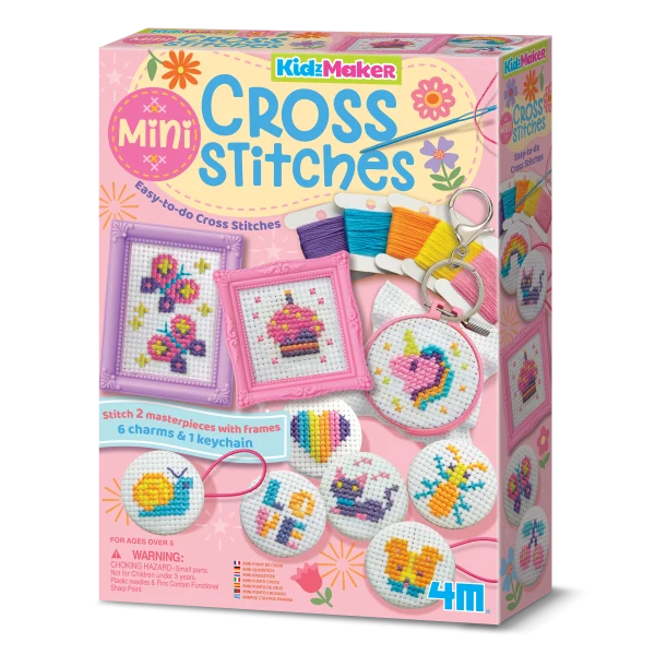Mini bordados en Punto de Cruz · 4M