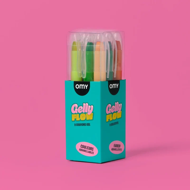 Crayones de gel Gelly Flow · Omy