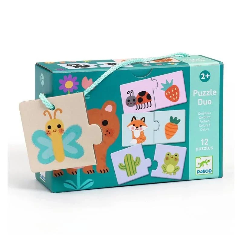 Puzzle dúo Colores · Djeco
