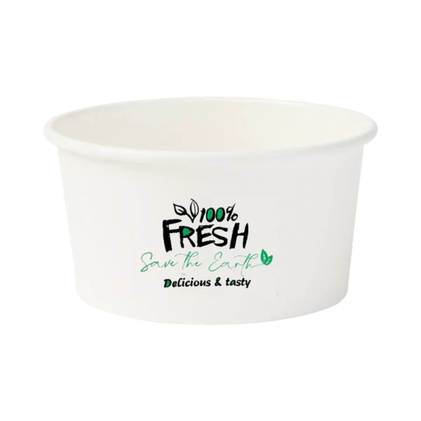 Tarrina Helado Blanca 180ml (6oz)