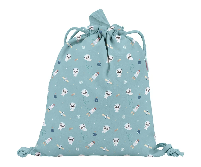 Mochila Saco Tela Panda In Space - TUTETE