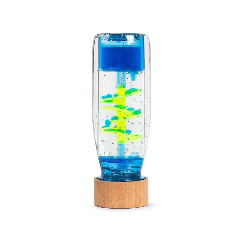Botella Sensorial Spiral Blue - PETIT BOUM