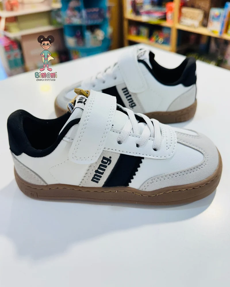 Deportivo Barefoot Blanco Negro - MUSTANG FREE