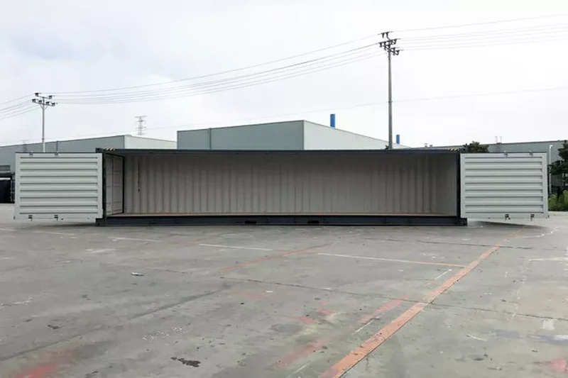 CONTENEDOR MARÍTIMO NUEVO DE ENVÍO LATERAL ABIERTO DE CUBO DE 40 PIES DE ALTO (IVA INCLUIDO)