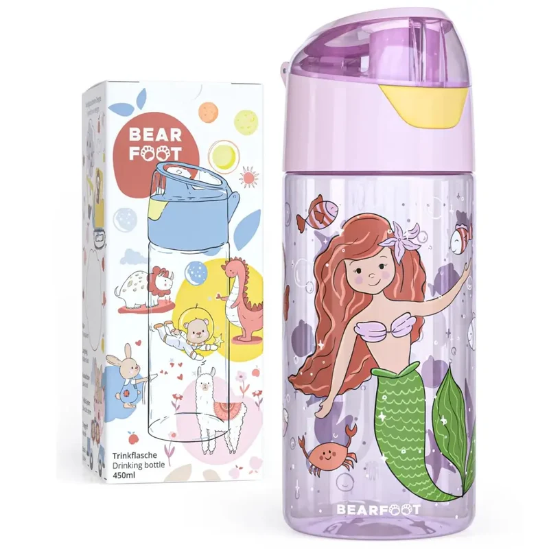 Botella tritán Bearfoot 400ml - Sirena