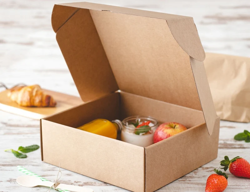 Caja Kraft Automontable 30x30x9cm (Microcanal)