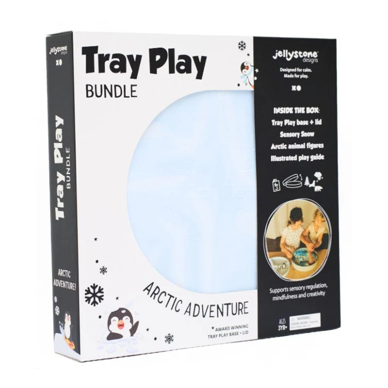 Kit sensorial con bandeja Artic · Jellystone
