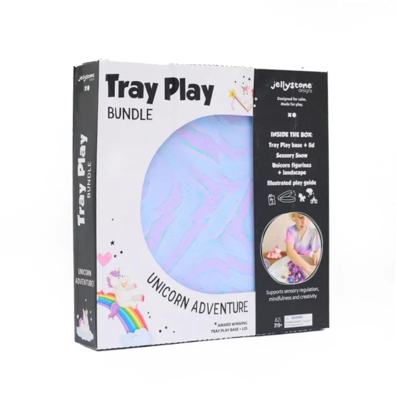 Kit sensorial con bandeja Unicornio · Jellystone