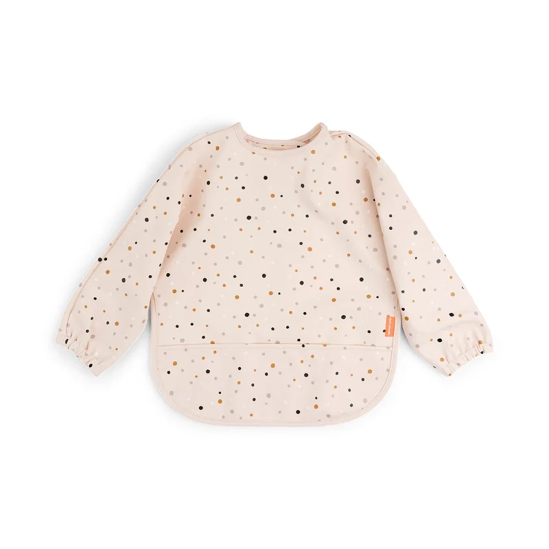 Babero con Mangas Happy Dots Powder · Done by Deer