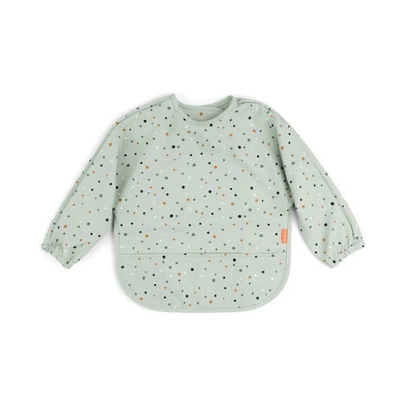 Babero con Mangas Happy Dots Blue · Done by Deer