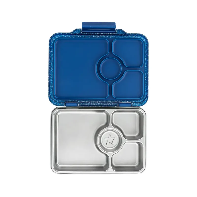Fiambrera de Acero Inoxidable Yumbox Prêt - Twilight Blue Glitter