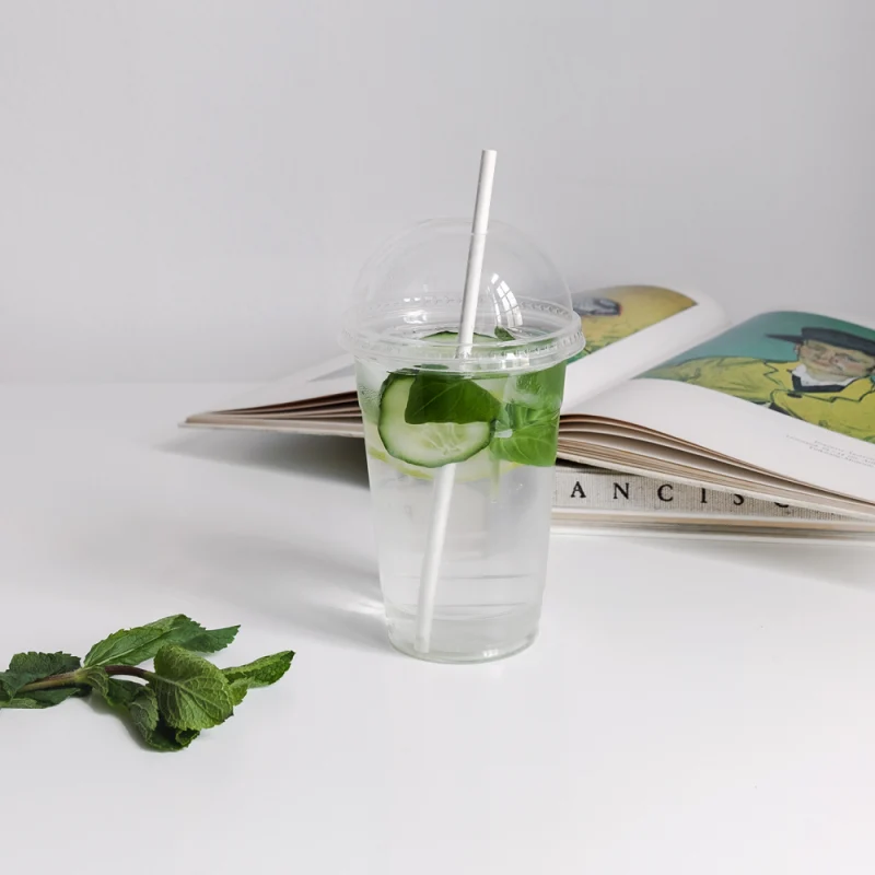 Vasos Transparentes Compostables 650ml (22oz)