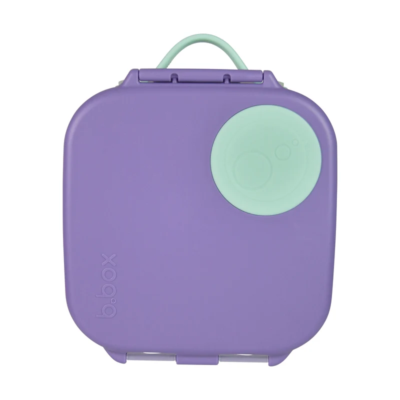 Mini caja de almuerzo b.box (morada/verde) fiambrera infantil mediana - lilac pop