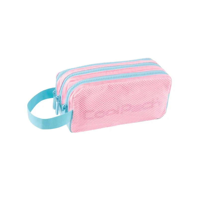 Estuche escolar cremalleras PRIMUS Blue