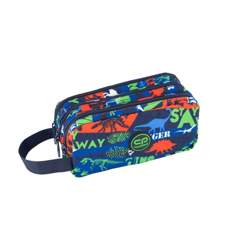 Estuche escolar cremalleras PRIMUS Happy Dinos