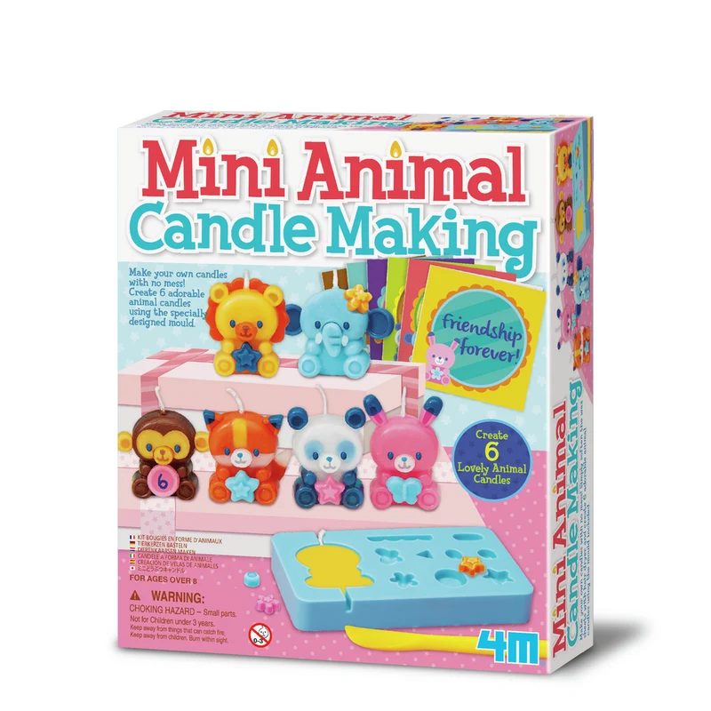 Taller Mini Velas Animales - 4M
