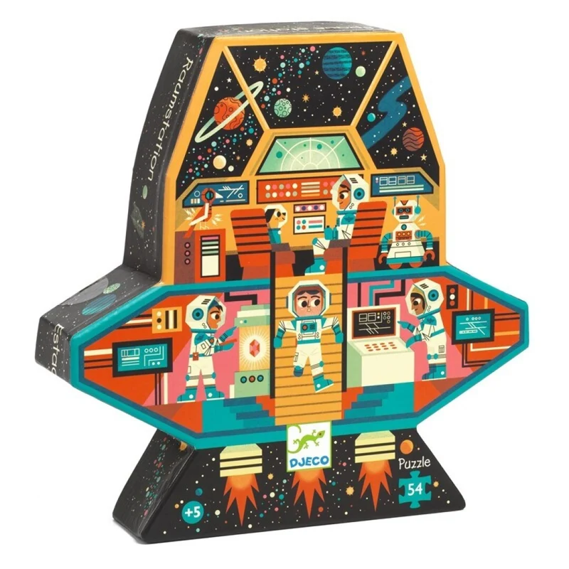 Puzle Silueta Estación Espacial - DJECO