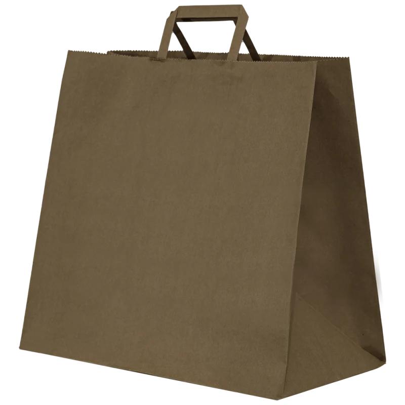 Bolsa Kraft Asa Plana S 90gsm (28+17x29cm)
