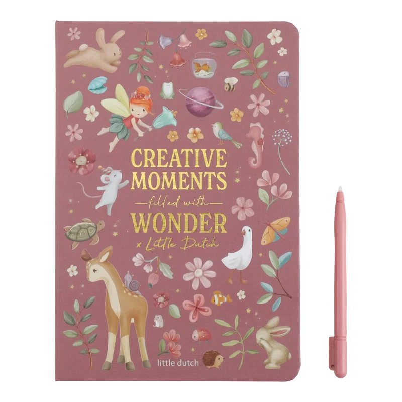 Tablet de dibujo Rosa Fairy Garden · Little Dutch