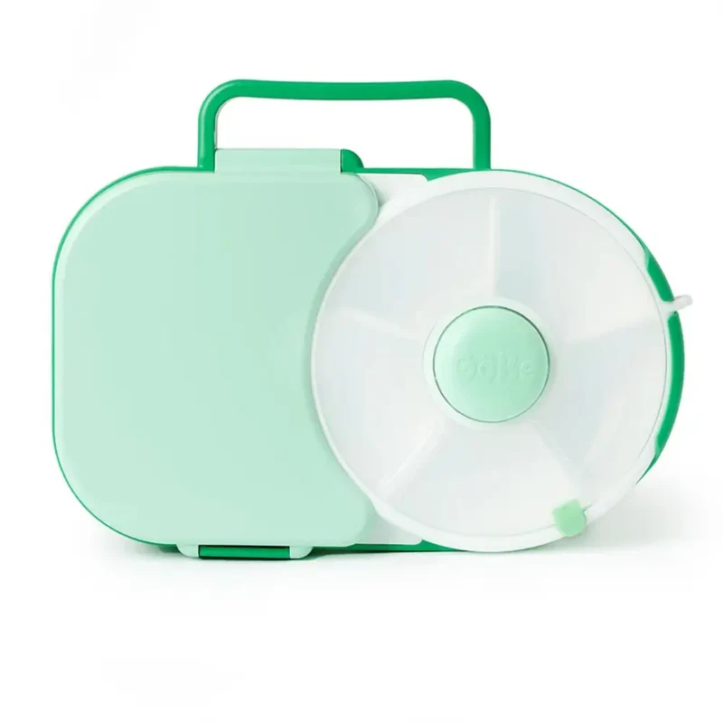 Fiambrera con Spinner para Snacks Göbe - Verde