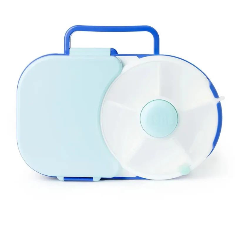 Fiambrera con Spinner para Snacks Göbe - Azul
