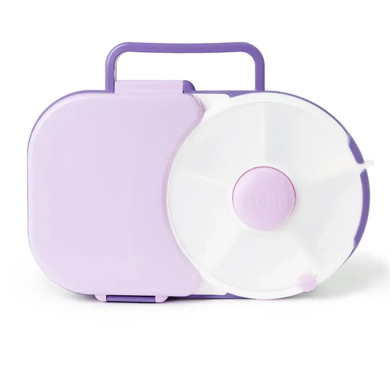 Fiambrera con Spinner para Snacks Göbe - Morado