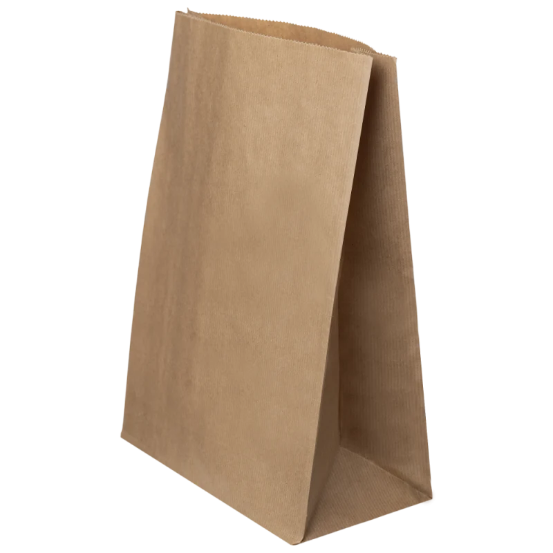 Bolsa Americana Kraft M (26+14x40cm)