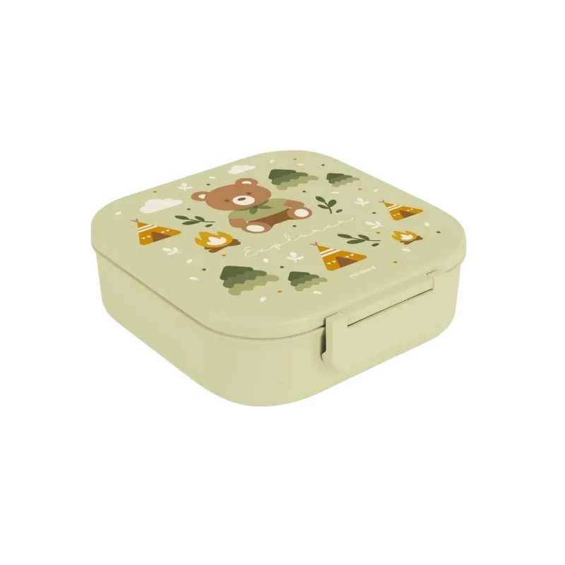 Caja de almuerzo grande 4 compartimentos herméticos Explorer Minilaand
