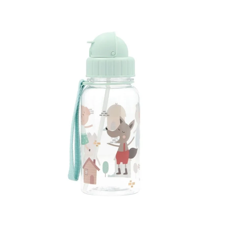 Botella Plástico Personalizable Tres Cerditos 500ml