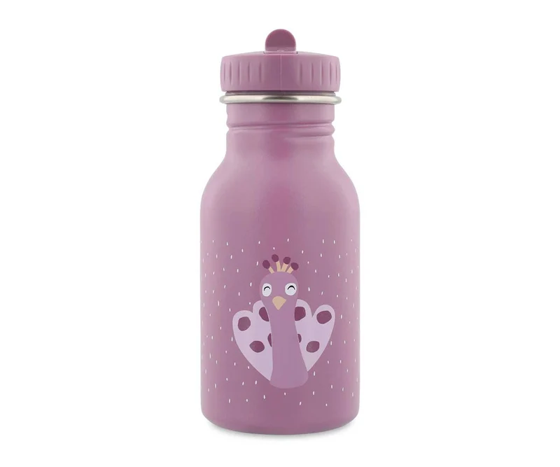 Botella Acero Pavo Real 350ml - TRIXIE