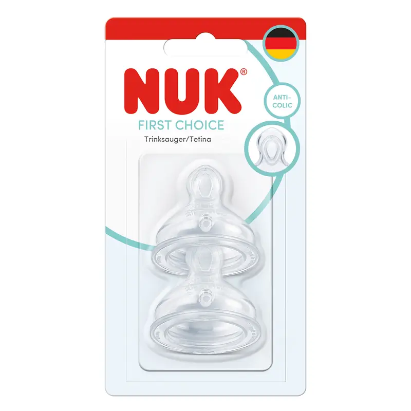 NUK Tetinas First Choice+ XL Cereales 6-18M Silicona 2 uds