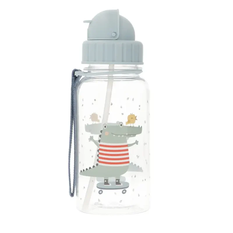 Botella con pajita - Croc