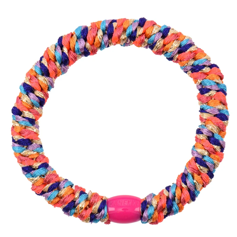 Goma de pelo Kknekki multi orange pink neon