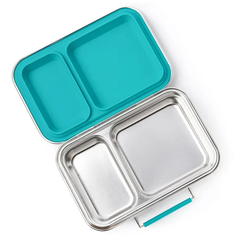 Fiambrera de Acero Inoxidable Lekkabox Duo - Teal