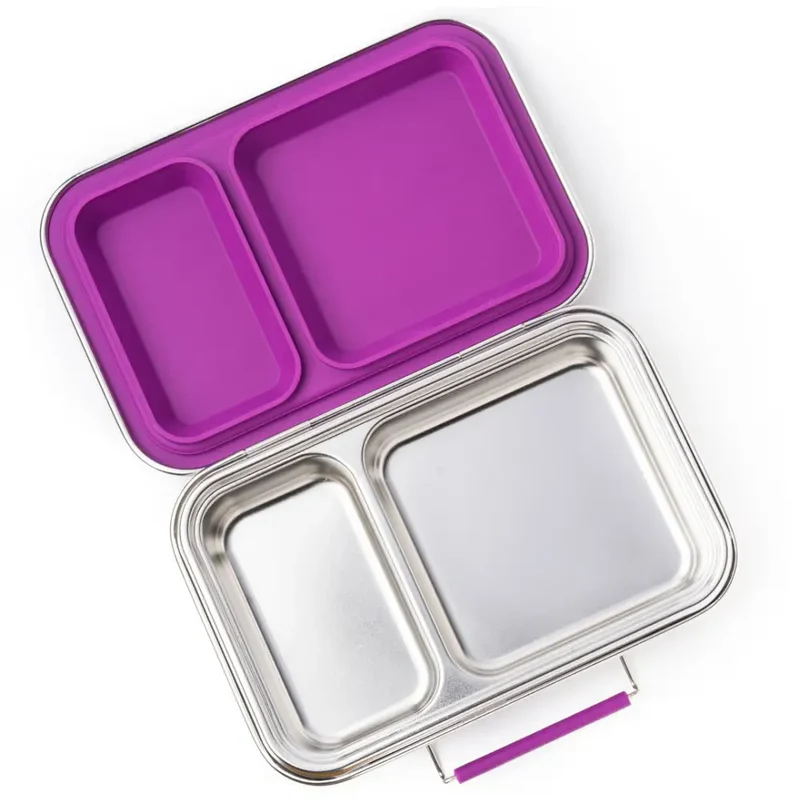 Fiambrera de Acero Inoxidable Lekkabox Duo - Mora