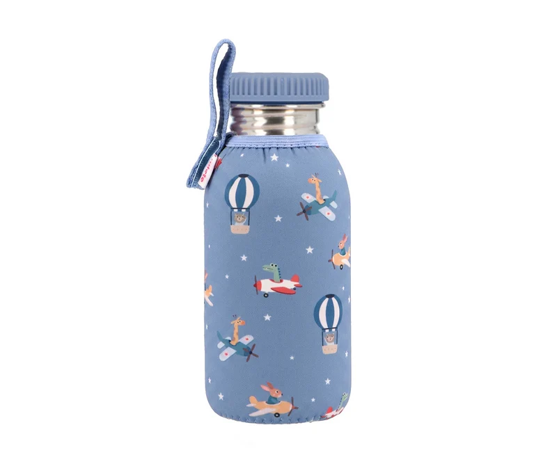 Botella Acero con Funda Planes 500ml - TUTETE