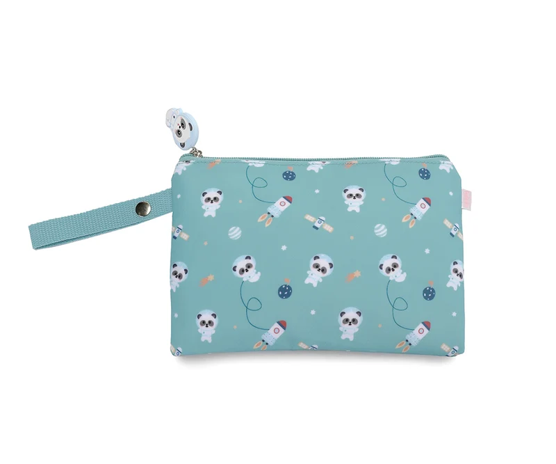 Funda para bocadillo impermeable Pandas in the Space (Pandas) Personalizable