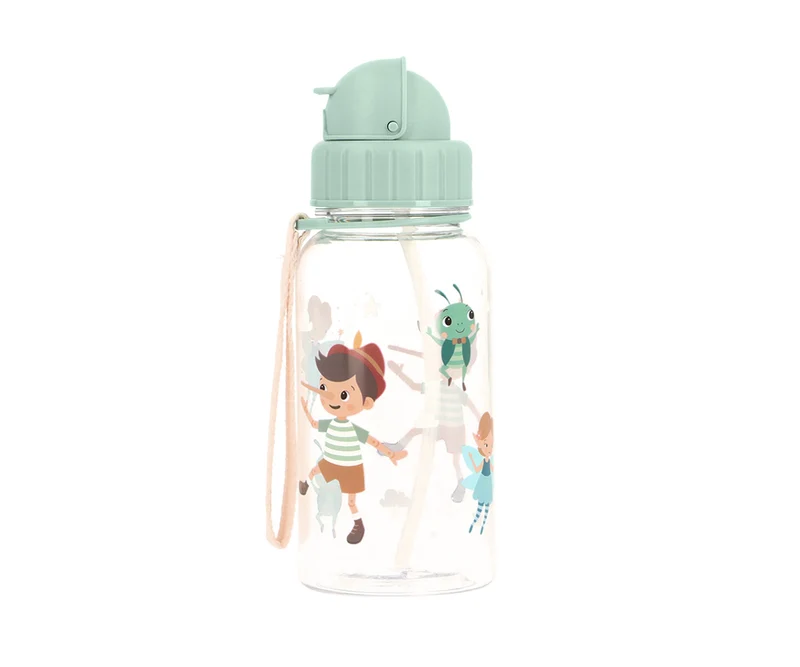 Botella Plástico Personalizable Wooden boy (Pinocho) 500ml