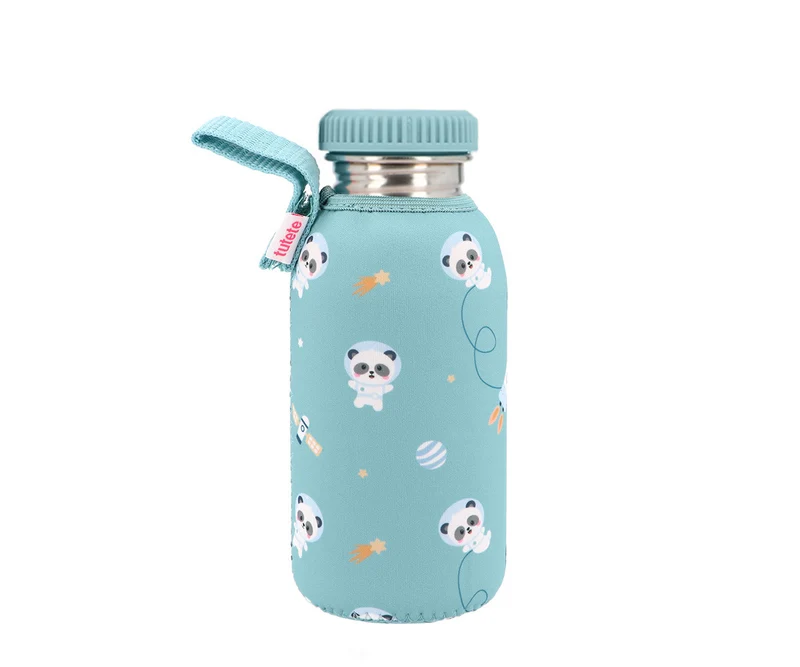 Botella Acero con Funda Panda in Spacec 500ml - TUTETE