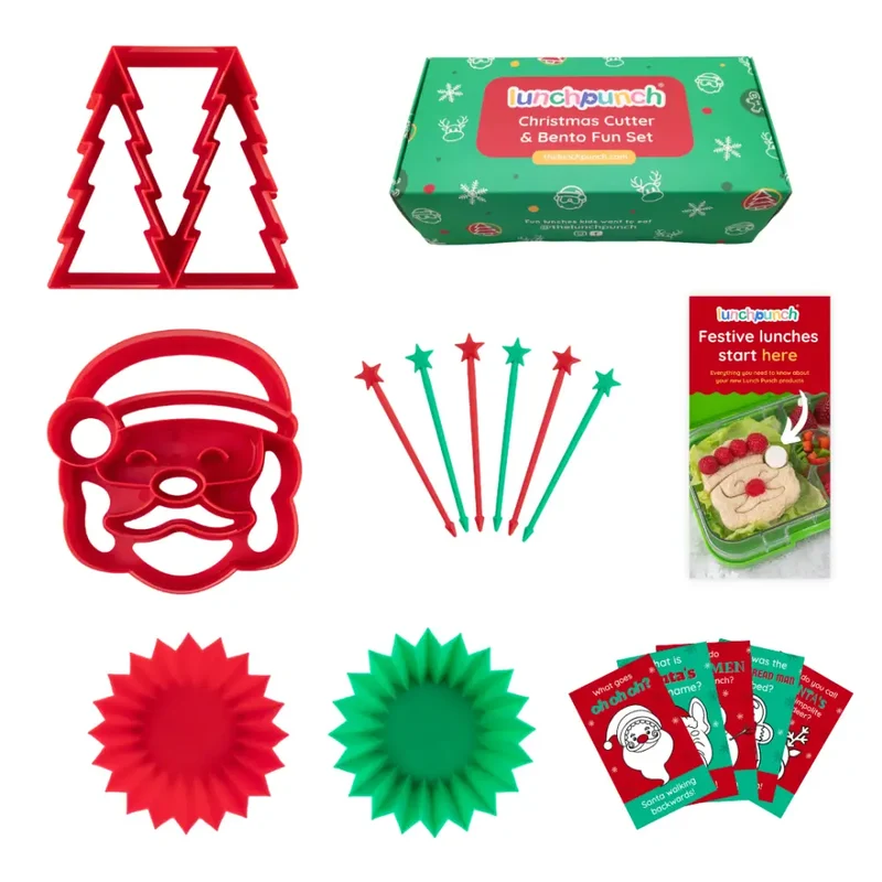Set de Cortadores y Accesorios Lunch Punch - Navidad