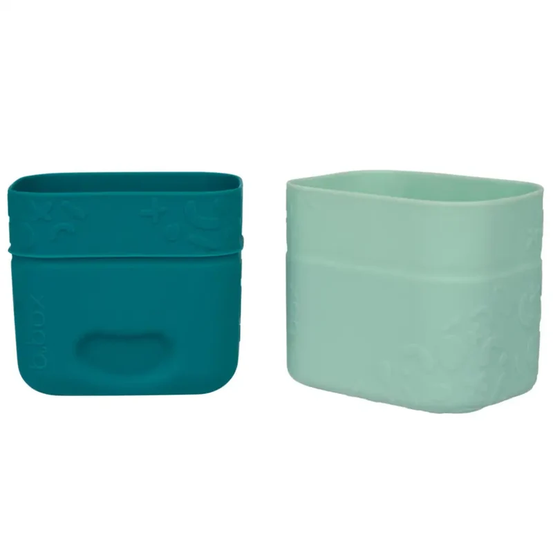 Cubos de Silicona para Snacks B.Box Set de 2 - forest