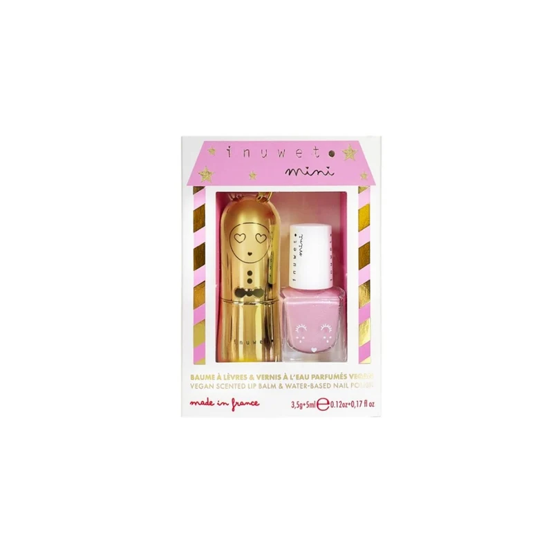 Set labial y esmalte de uñas base de agua - Labial Cheesecake y Esmalte de Uñas Sandía