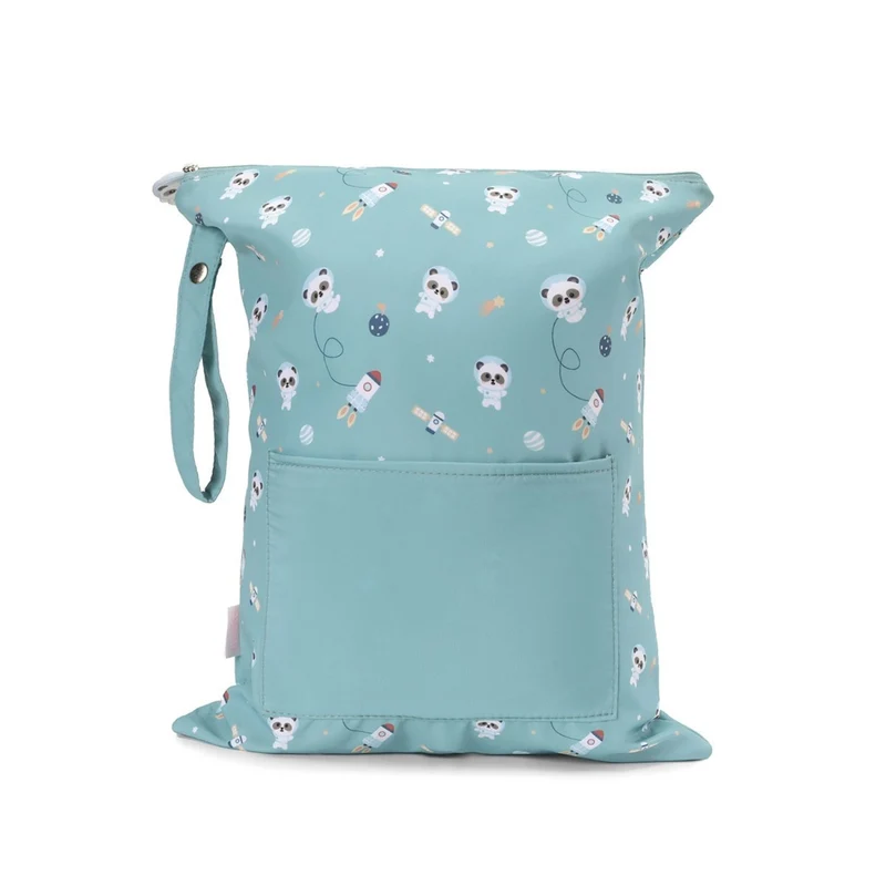 Bolsa Impermeable Pandas in the Space (Pandas) Personalizable