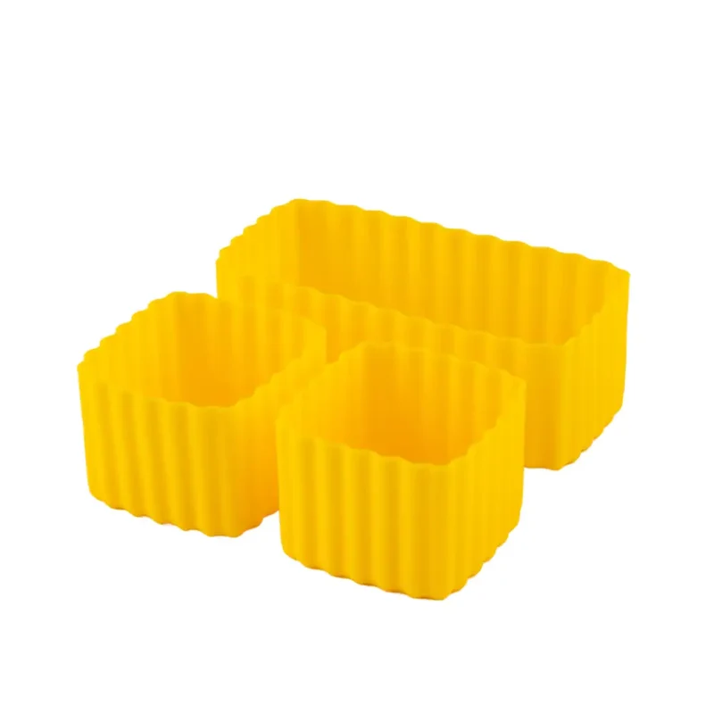 Cubos Bento Set de 3 mixto Little Lunch Box Co - Pineapple