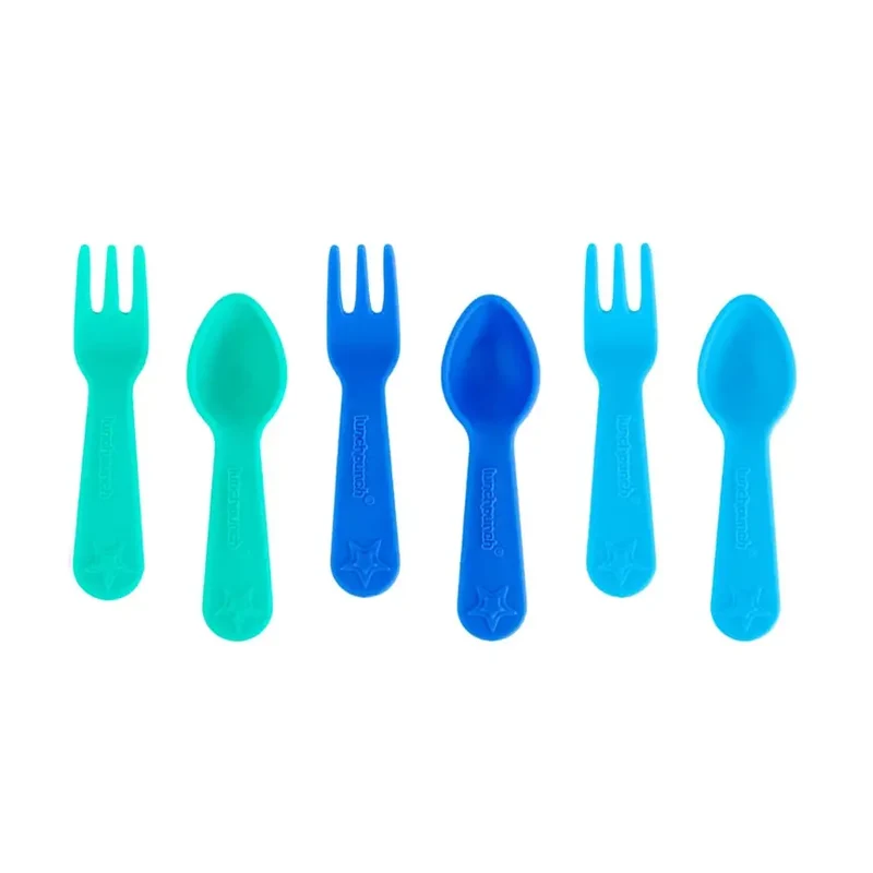 Set de Cuchara y Tenedor Lunch Punch - Azul (Burst)