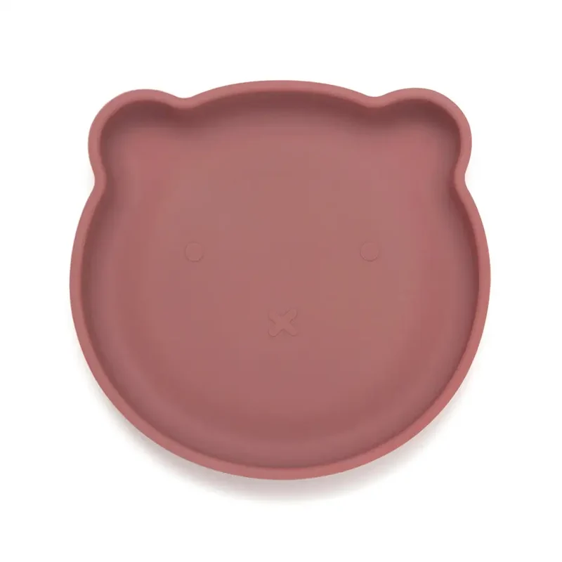 Plato con Ventosa Bear - Mahogany Rose