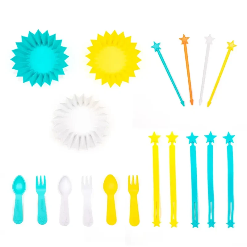 Set de Cubiertos y Accesorios Lunch Punch - Mellow Yellow